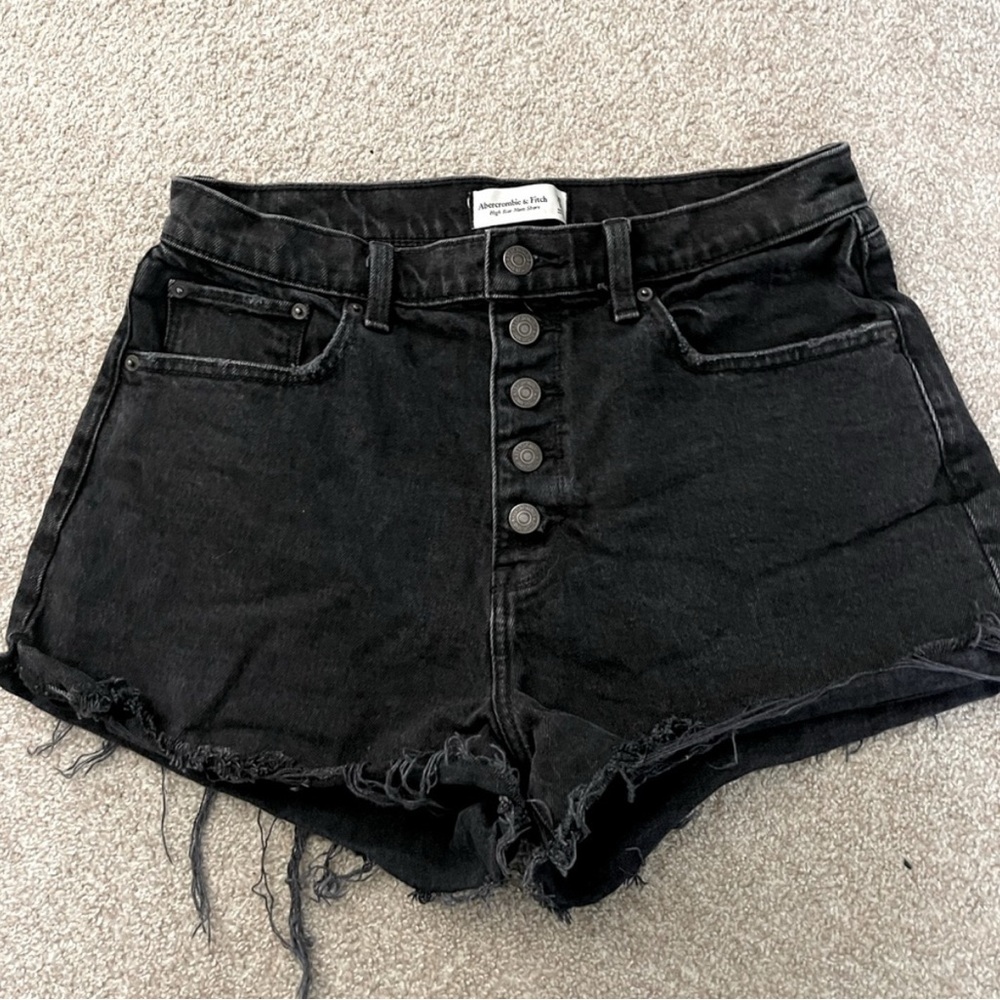 A&F high rise mom shorts